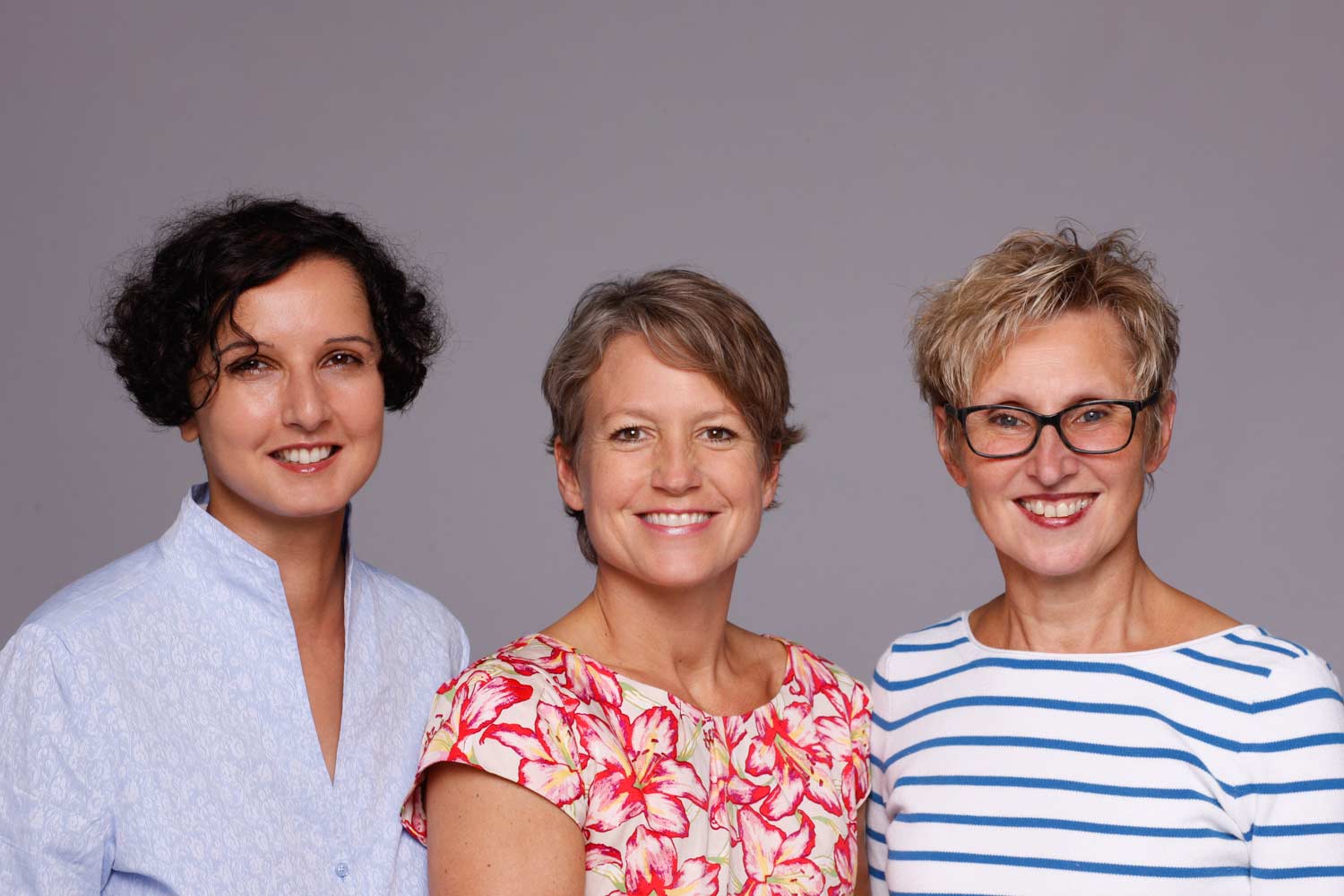 Die Gynäkologinnen A. El-Far, S. Kleist-Hobach und S. Kuhn